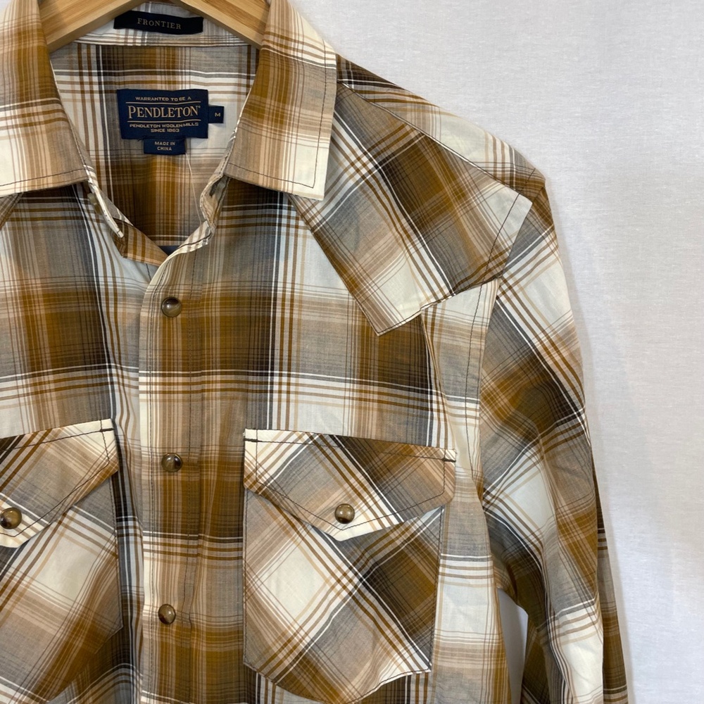Pendleton "Frontier" Lightweight Western Style Pl… - image 5